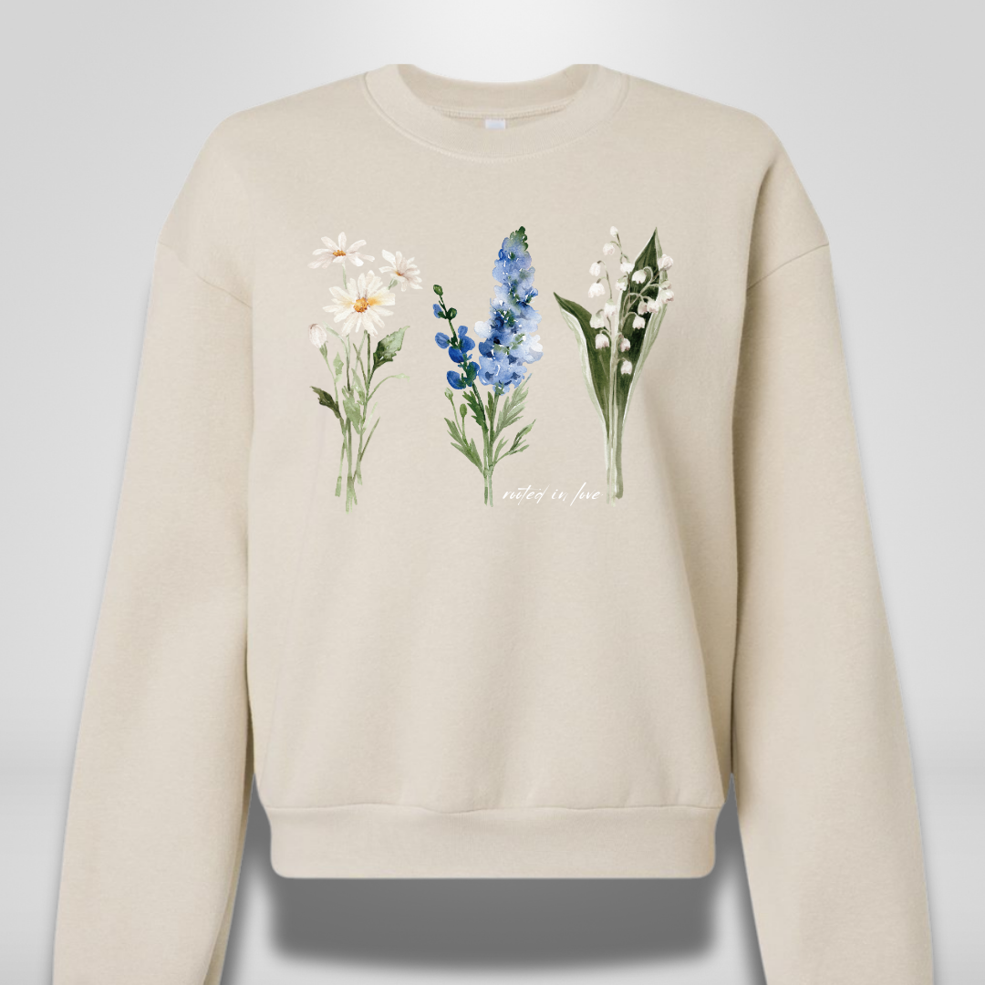 Rooted in Love - Custom Birth Month Flower Top