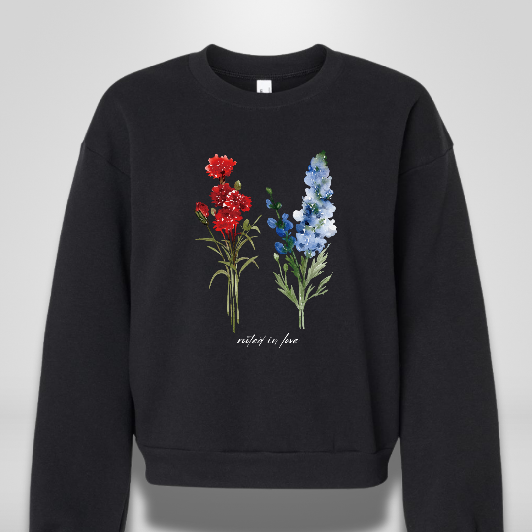 Rooted in Love - Custom Birth Month Flower Top