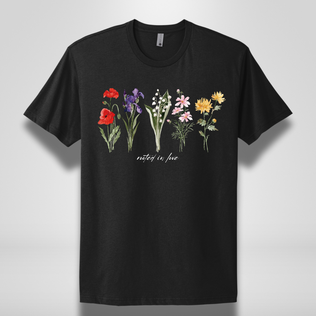 Rooted in Love - Custom Birth Month Flower Top