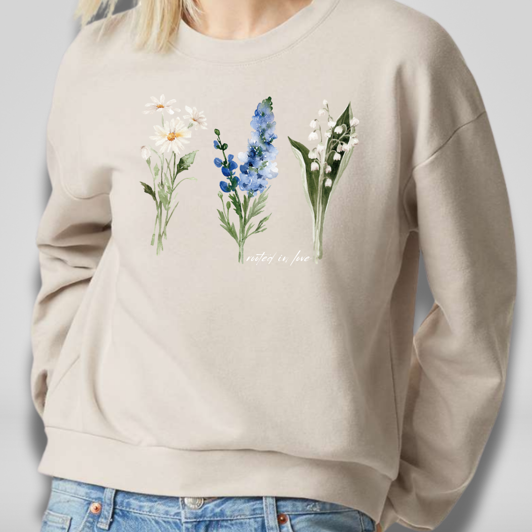 Rooted in Love - Custom Birth Month Flower Top