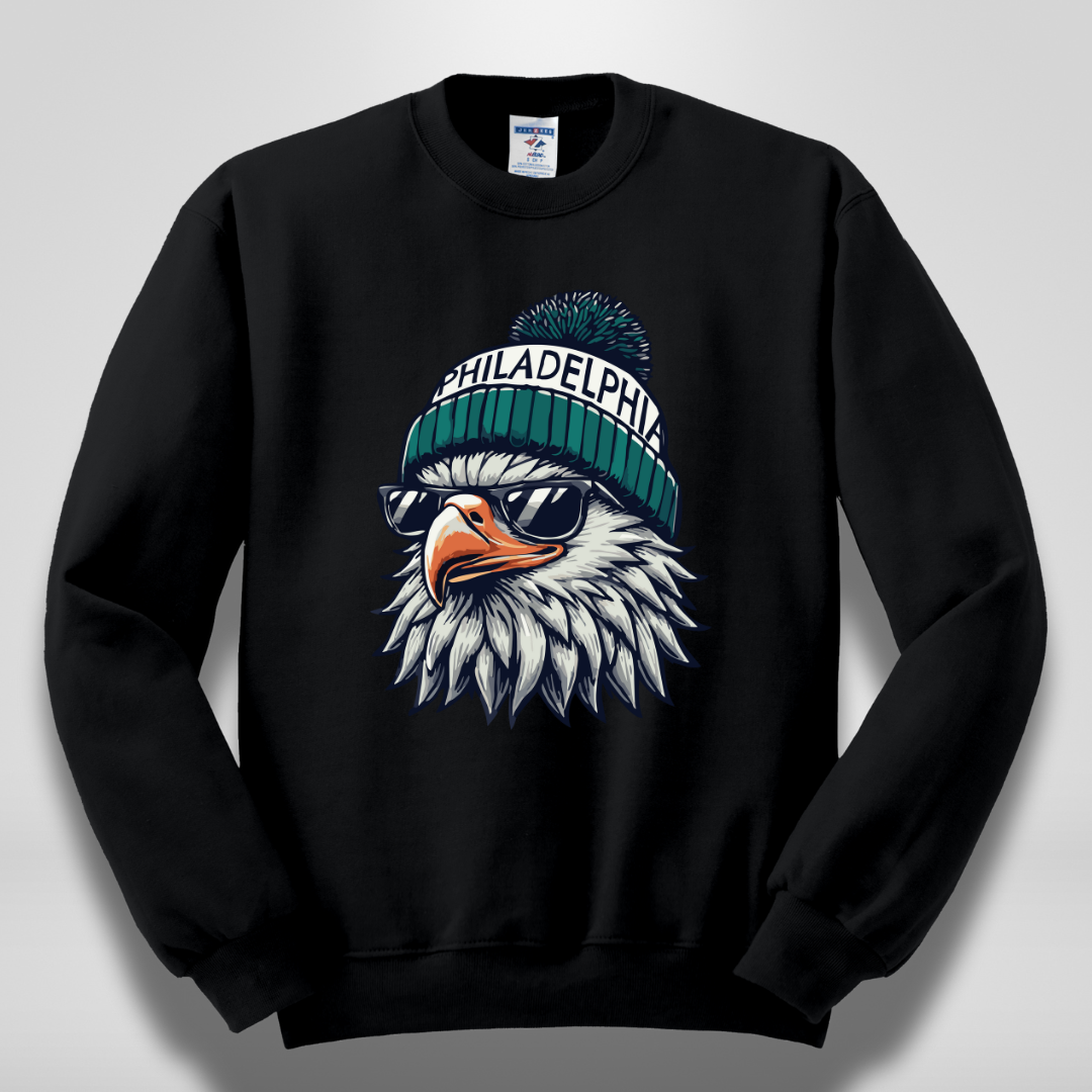 Eagle with Philadelphia Beanie