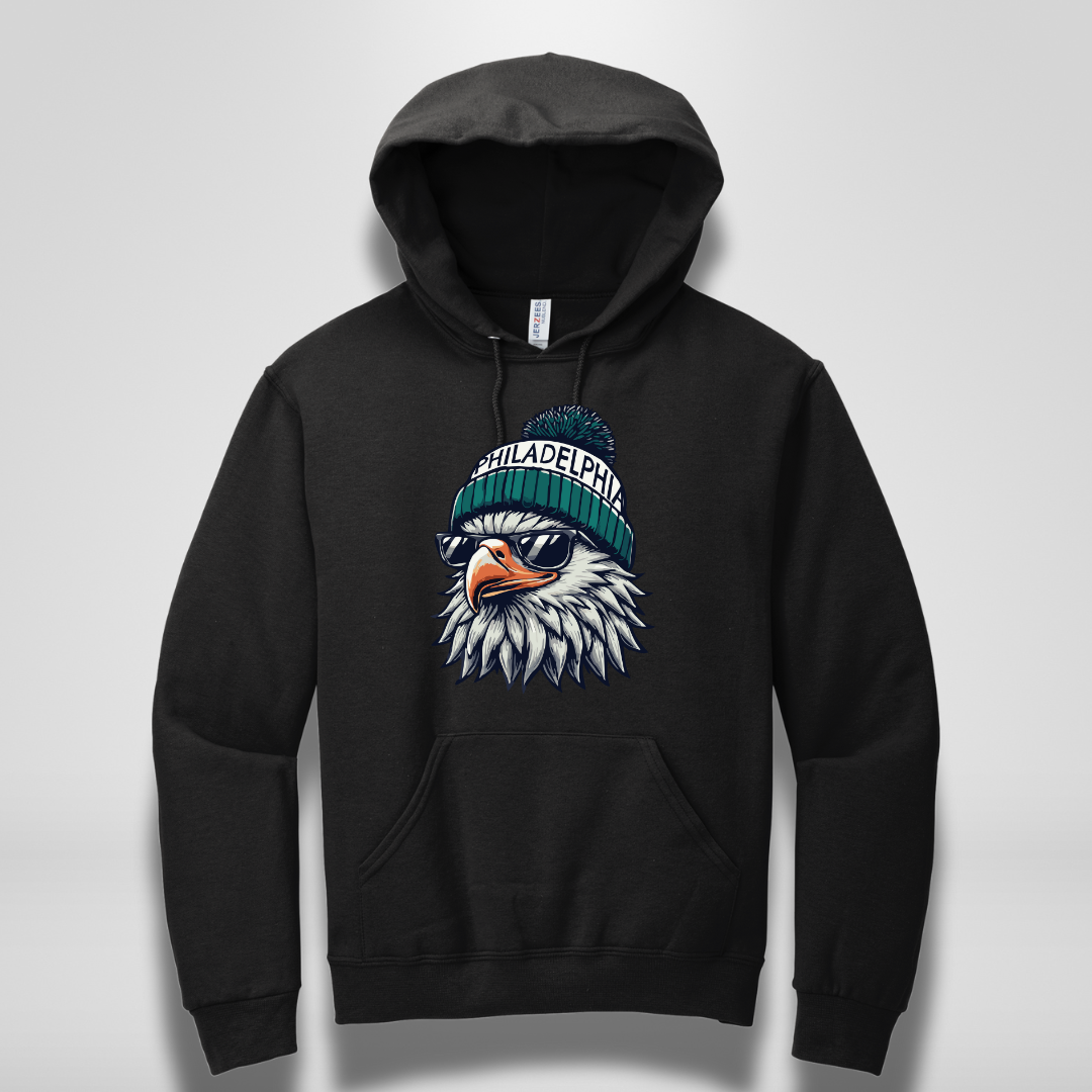 Eagle with Philadelphia Beanie